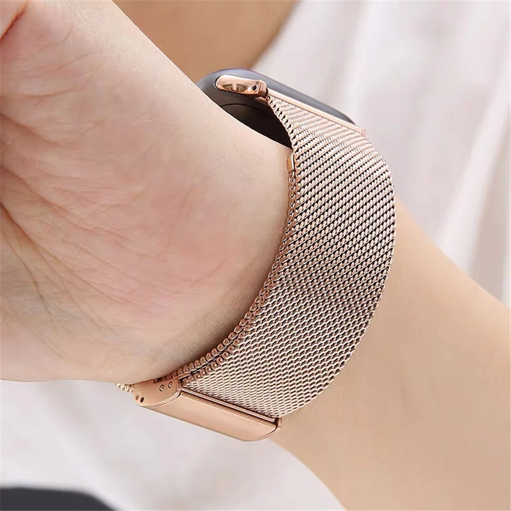 Ремешок «Миланская петля» из нержавеющей стали для Iwatch, спортивный мужской и женский браслет для Apple Watch Se 6 5 4 3 44 мм 40 мм 42 мм 38 мм
Ремешок «Миланская петля» из нержавеющей стали для Iwatch, спортивный мужской и женский браслет для Apple Watch Se 6 5 4 3 44 мм 40 мм 42 мм 38 мм
