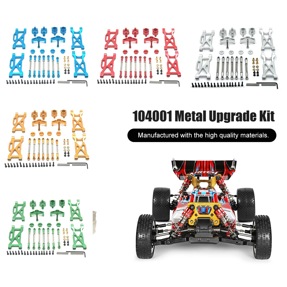 For WLtoys 1/10 104001 RC Car Spare Parts Metal Kit Drive Shaft Pull Rod Swing Arm Steering Cup C Seat Gear Accessories
For WLtoys 1/10 104001 RC Car Spare Parts Metal Kit Drive Shaft Pull Rod Swing Arm Steering Cup C Seat Gear Accessories