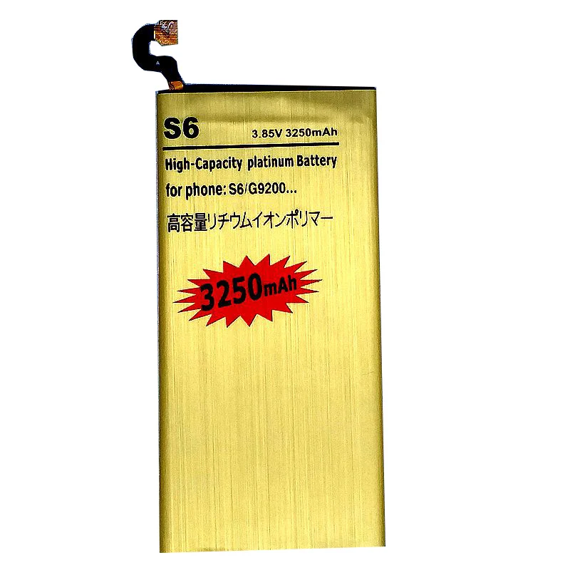 Suqy 5 шт./лот горячая Распродажа EB BG920ABE батарея для Samsung Galaxy S6 мобильный телефон