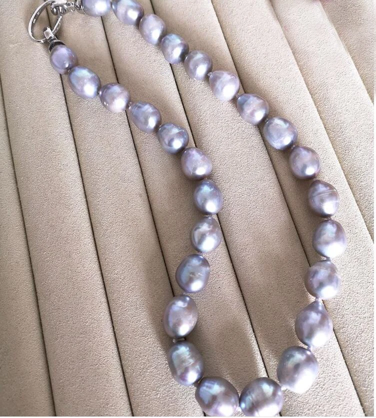 7-8mm 8-9mm 9-10mm 10-12mm gray natural pearl choker necklace oval rice freshwater pearl Woman Jewelry 43cm 17'' 35cm
7-8mm 8-9mm 9-10mm 10-12mm gray natural pearl choker necklace oval rice freshwater pearl Woman Jewelry 43cm 17'' 35cm