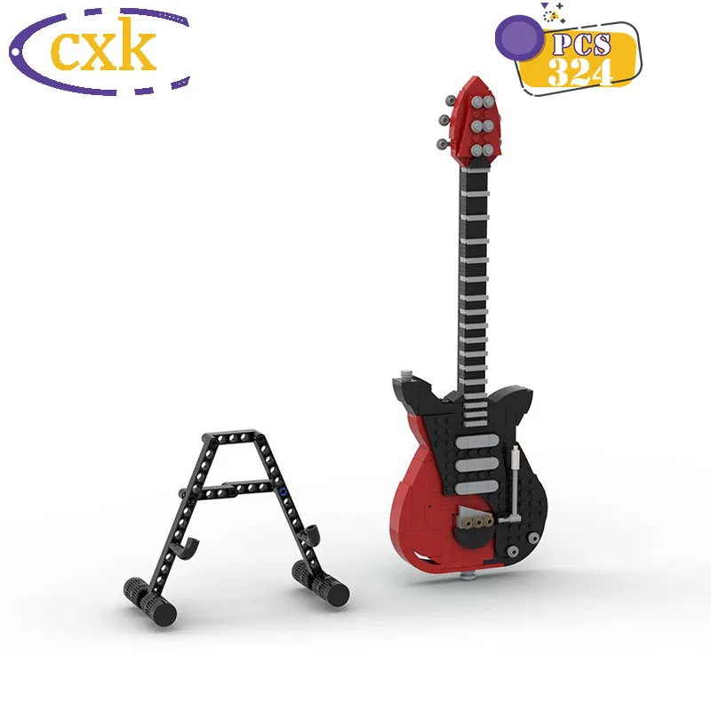 Конструктор «Крыло гитара», модель Stratocaster, конструктор Moc 21329, выставочный стенд, кирпичи, музыкальный инструмент, игрушки для детей, подарки
Конструктор «Крыло гитара», модель Stratocaster, конструктор Moc 21329, выставочный стенд, кирпичи, музыкальный инструмент, игрушки для детей, подарки