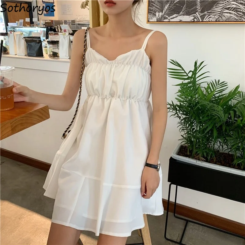 Women Mini Dresses Tunic Breathable Lining Sleeveless Solid Fresh Backless Korean Style Female Daily Teenagers Sweet Hipster Hot
Women Mini Dresses Tunic Breathable Lining Sleeveless Solid Fresh Backless Korean Style Female Daily Teenagers Sweet Hipster Hot