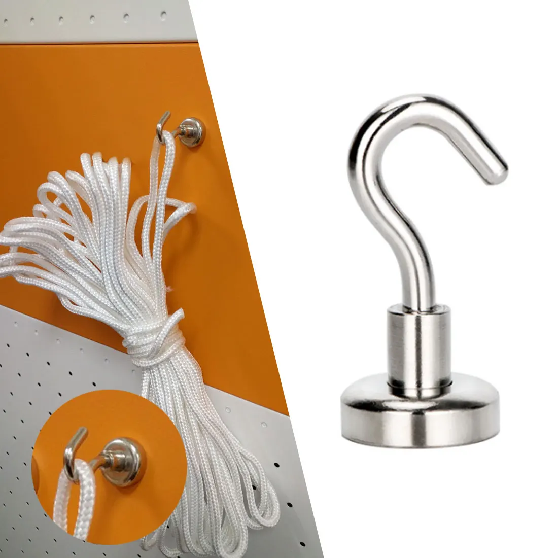 2/6 Pcs Strong Magnetic Hooks Heavy Duty Wall Hooks Hanger Key Coat Cup Hanging Hanger for Home Kitchen Storage Organization
2/6 Pcs Strong Magnetic Hooks Heavy Duty Wall Hooks Hanger Key Coat Cup Hanging Hanger for Home Kitchen Storage Organization