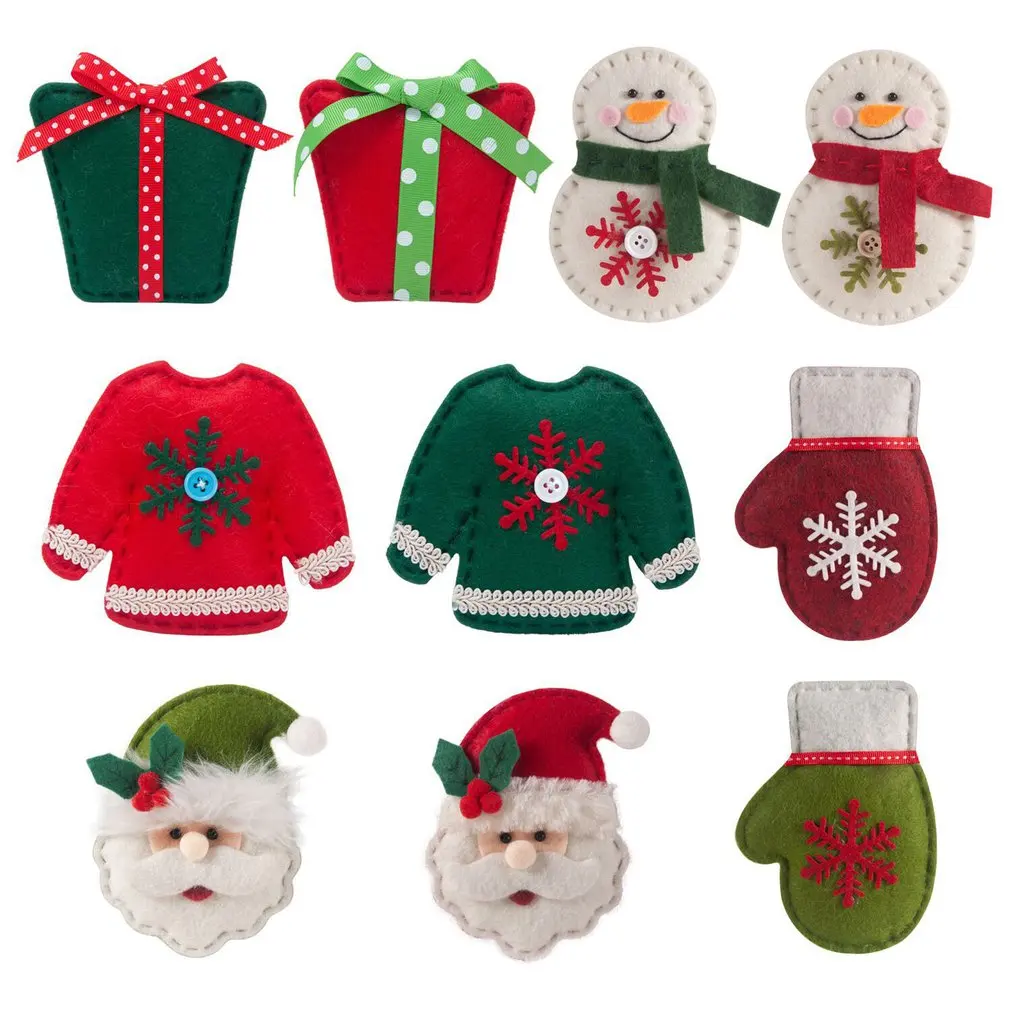 Christmas Tree Fun Felt Pendant 10 Piece Set Good Appearance Fine Workmanship Portable Lightweight Pendant
Christmas Tree Fun Felt Pendant 10 Piece Set Good Appearance Fine Workmanship Portable Lightweight Pendant
