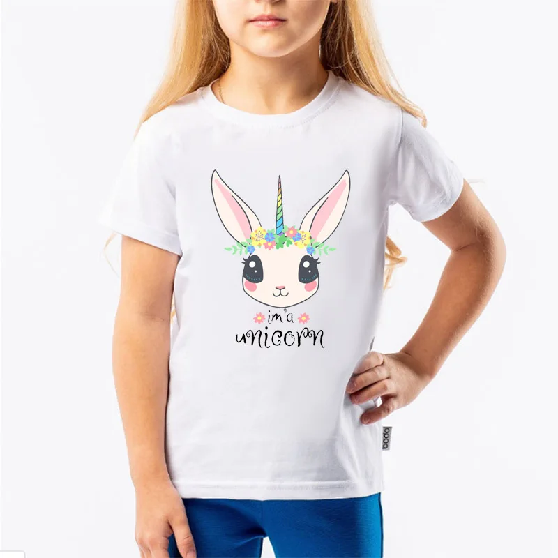 Girls T-shirt children clothes unicorn cartoon printing summer cute round neck T-shirt toddler baby shirt girls T-shirt Harajuku
Girls T-shirt children clothes unicorn cartoon printing summer cute round neck T-shirt toddler baby shirt girls T-shirt Harajuku