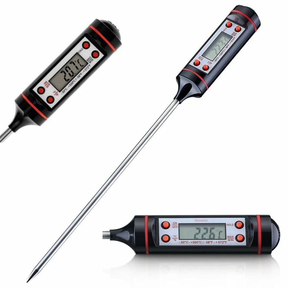Instant Read Electronic Digital Kitchen Thermometer For Meat Water Milk Cooking Food Probe BBQ Electronic Oven Thermometer Tools
Instant Read Electronic Digital Kitchen Thermometer For Meat Water Milk Cooking Food Probe BBQ Electronic Oven Thermometer Tools