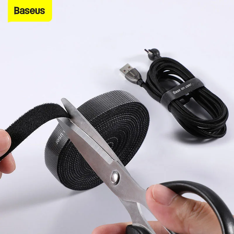 Органайзер Baseus для кабеля зажим шнура защита провода управление Usb намотка