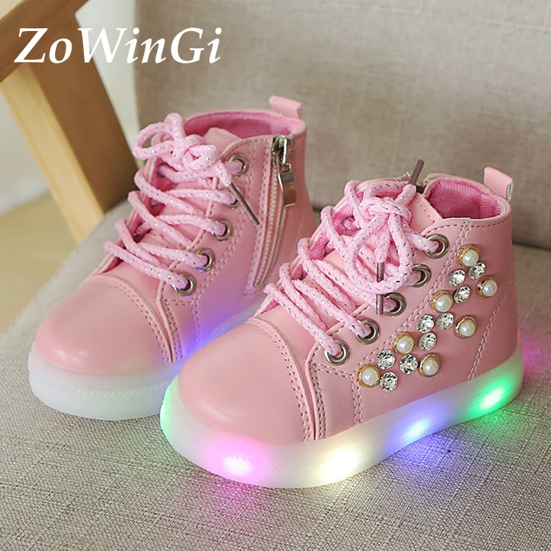 Size 21-30 Kids Glowing Sneakers Girls Cute Shoes Boots for Girls Sneakers basket fille lumiere Led Shoes for Girls Light Up
Size 21-30 Kids Glowing Sneakers Girls Cute Shoes Boots for Girls Sneakers basket fille lumiere Led Shoes for Girls Light Up