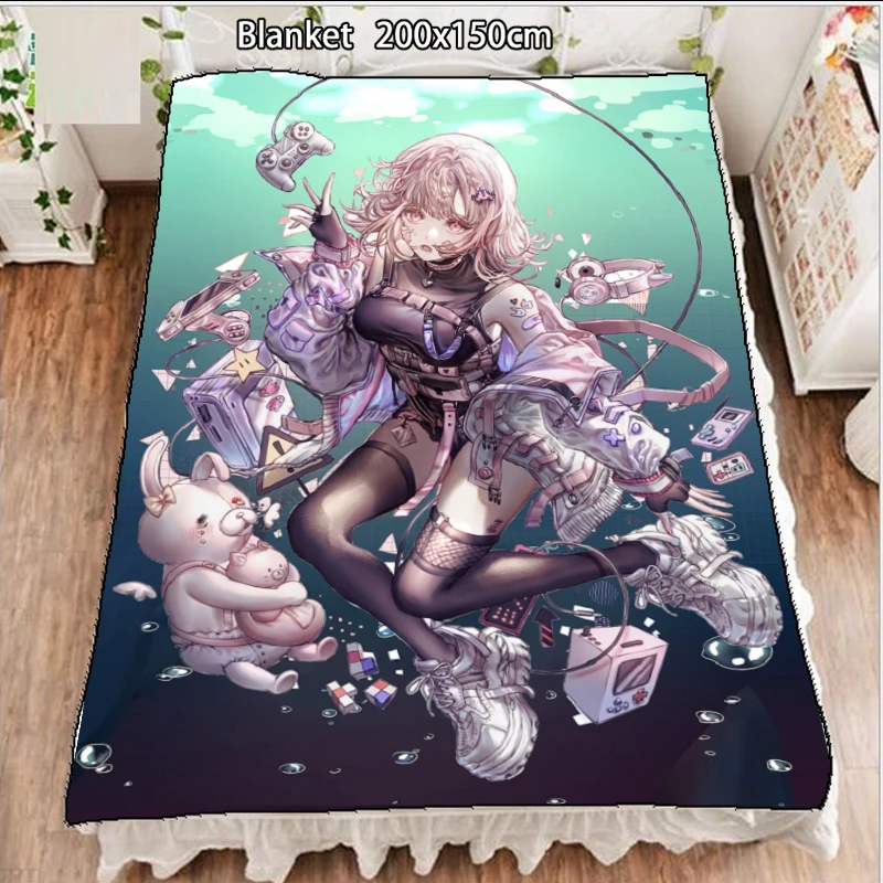 Аниме Флисовое одеяло Danganronpa Nanami Chiaki Monofanii покрывало ковер мягкие постельные принадлежности 200x150 см
Аниме Флисовое одеяло Danganronpa Nanami Chiaki Monofanii покрывало ковер мягкие постельные принадлежности 200x150 см