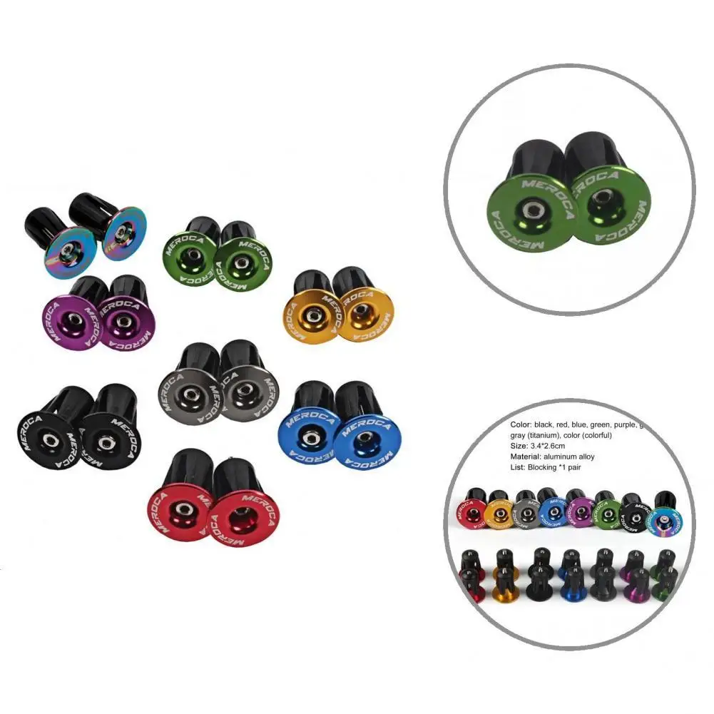 1Pair Practical High Hardness Aluminum Alloy Bike Bar End Plugs Moutain Bike Handle Plug for Repair Handlebar End Plugs
1Pair Practical High Hardness Aluminum Alloy Bike Bar End Plugs Moutain Bike Handle Plug for Repair Handlebar End Plugs