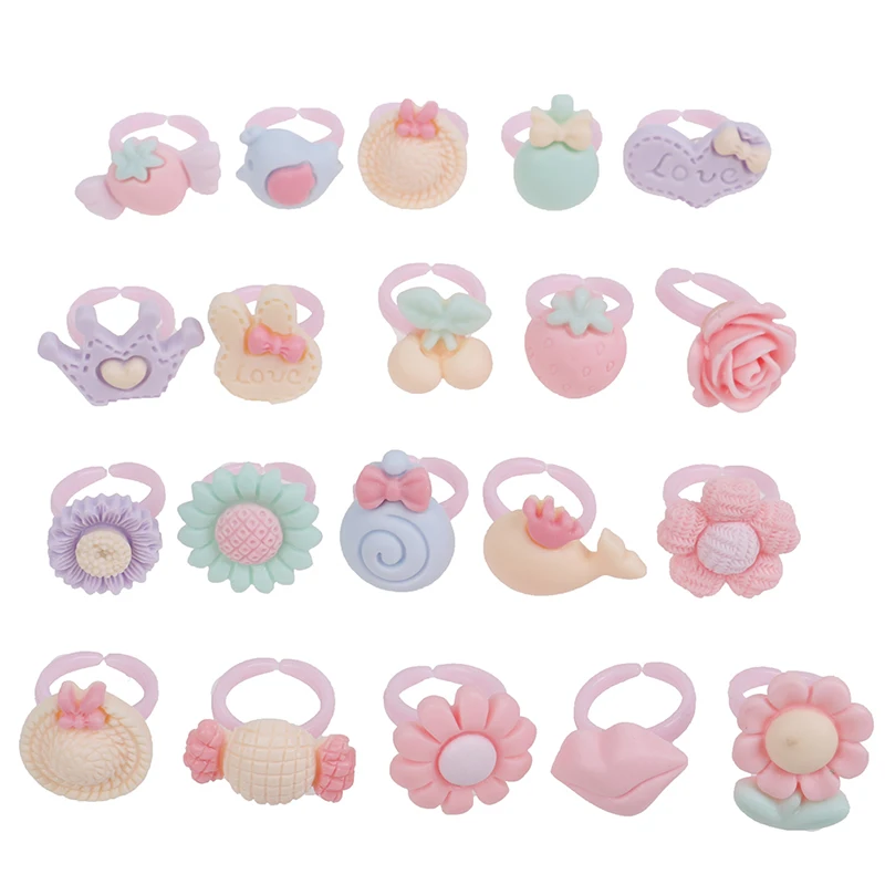 20pcs Diy Craft Toys Love Kids Cute Sweet Rings Design Flower Animal Fashion Accessories Girl Child Gifts Finger Rings 
20pcs Diy Craft Toys Love Kids Cute Sweet Rings Design Flower Animal Fashion Accessories Girl Child Gifts Finger Rings