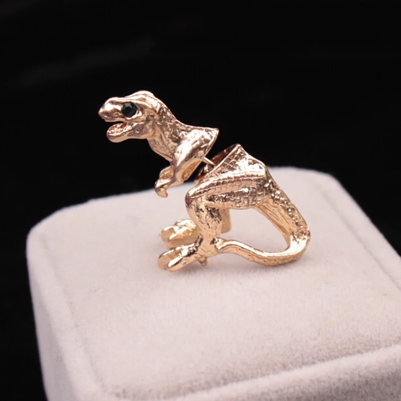 1pc Exquisite Metal Dinosaur Animal Earrings Exaggerated Punk Harajuku Cool Earrings Women Fashion 3D Stud Earrings Jewelry
1pc Exquisite Metal Dinosaur Animal Earrings Exaggerated Punk Harajuku Cool Earrings Women Fashion 3D Stud Earrings Jewelry