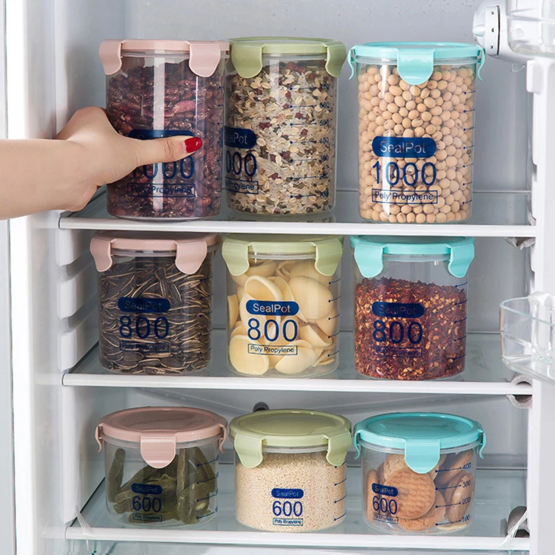 Food Storage Container Refrigerator Noodle Box Multigrain Storage Tank Transparent Airtight Tank Storage Bottle With Lid
Food Storage Container Refrigerator Noodle Box Multigrain Storage Tank Transparent Airtight Tank Storage Bottle With Lid