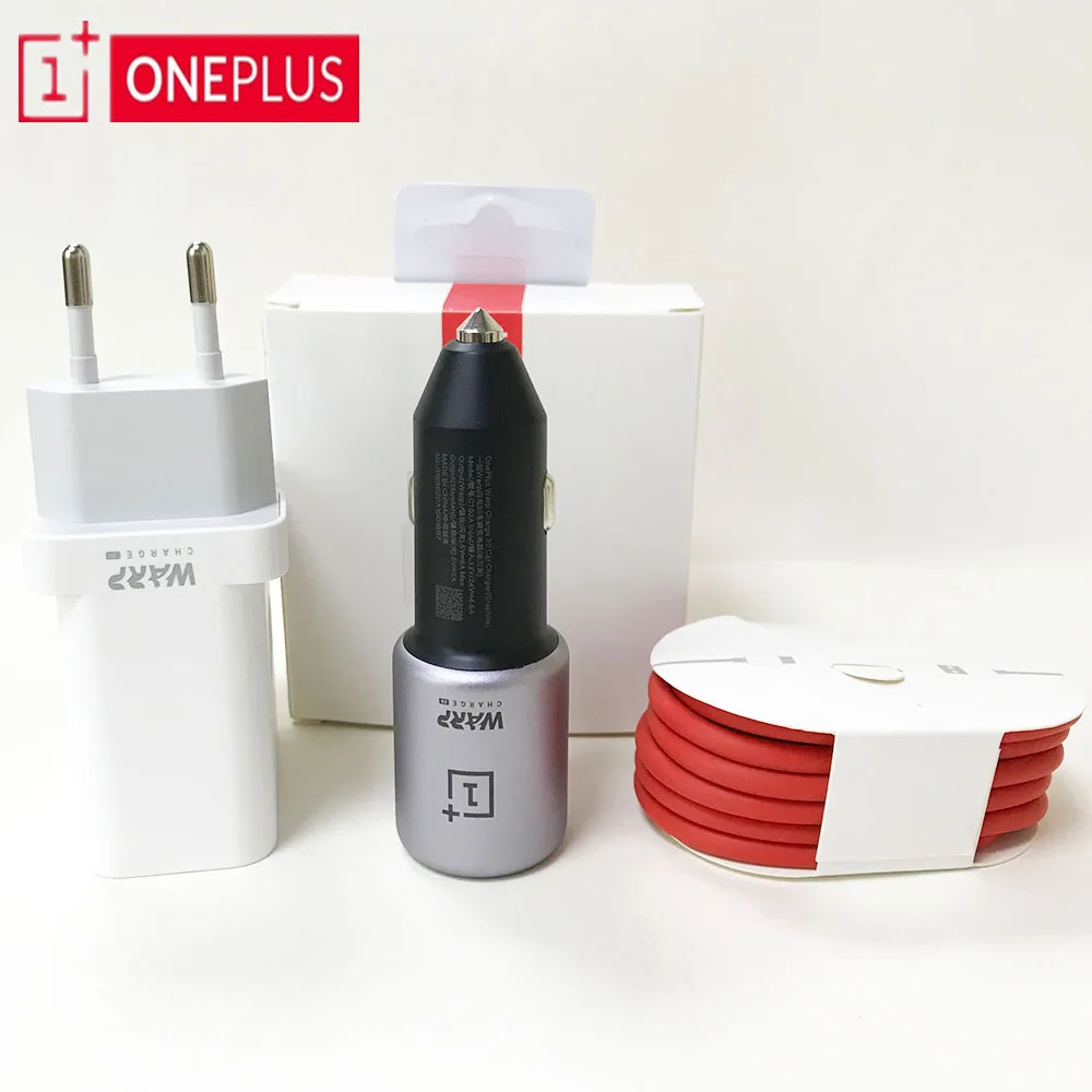 Оригинальное автомобильное зарядное устройство OnePlus Warp 30 Вт с входом стандарта