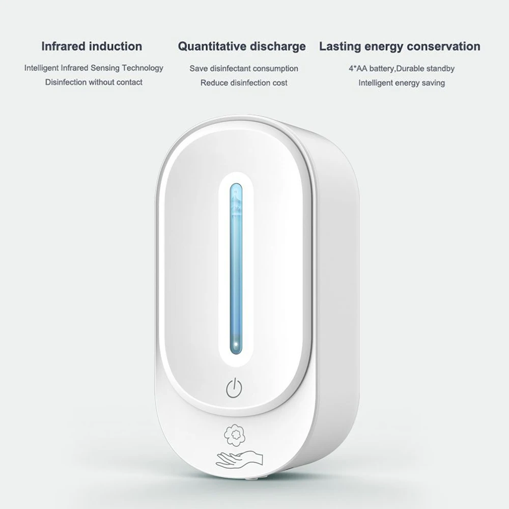 350ML Wall Mounted Automatic Soap Dispenser Infrared Induction Smart Liquid Soap Dispenser Kitchen Bathroom Soap Lotion Pump
350ML Wall Mounted Automatic Soap Dispenser Infrared Induction Smart Liquid Soap Dispenser Kitchen Bathroom Soap Lotion Pump
