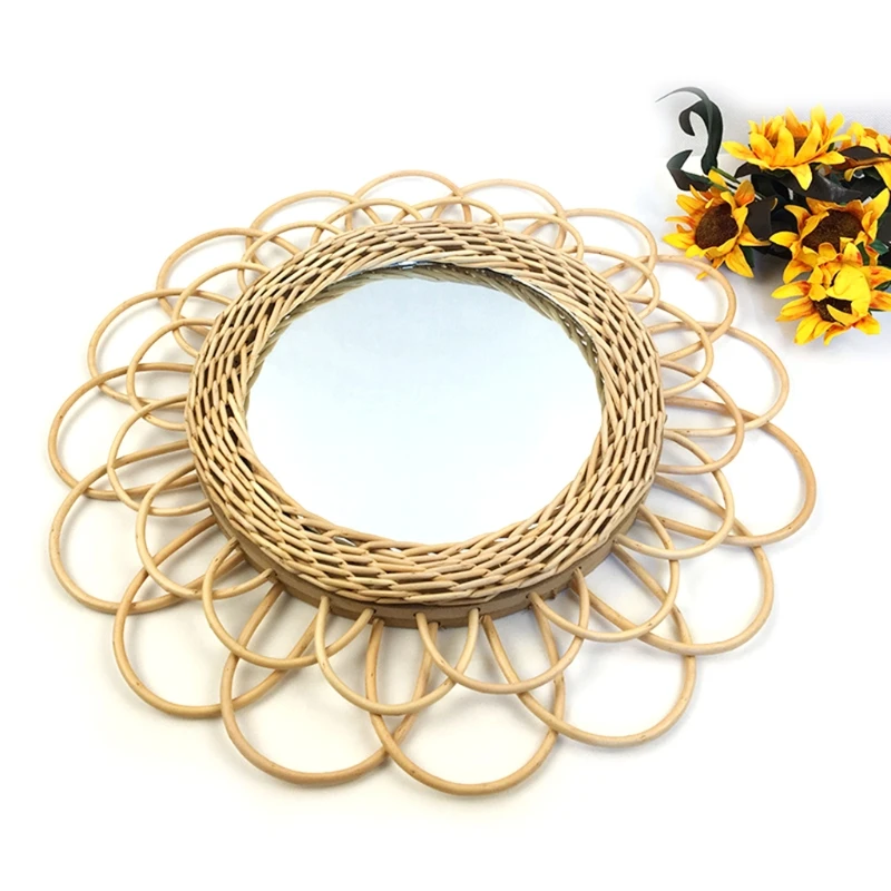 Natural Rattan Innovative Art Decorative Makeup Mirror Dressing Wall Hanging U2JD
Natural Rattan Innovative Art Decorative Makeup Mirror Dressing Wall Hanging U2JD
