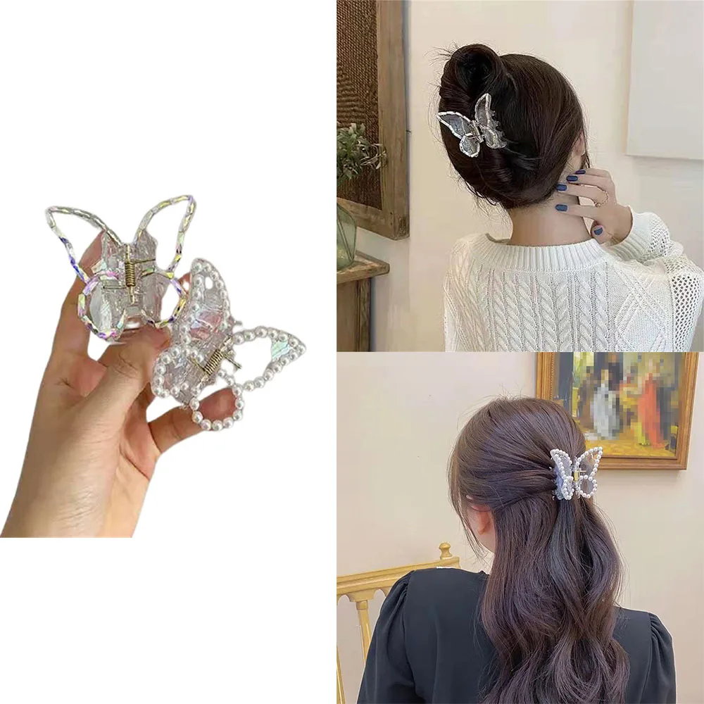 Transparent Butterfly Hair Claws Hairpin Cute Sweet Hair Grabs Acrylic Hair Clip For Women Girls Hair Accessories 2021 Summer
Transparent Butterfly Hair Claws Hairpin Cute Sweet Hair Grabs Acrylic Hair Clip For Women Girls Hair Accessories 2021 Summer