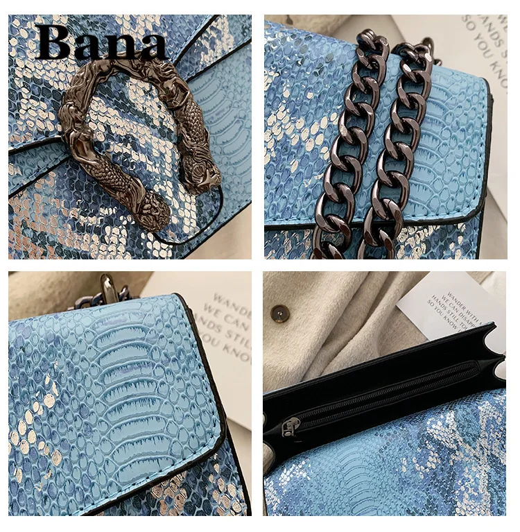 Brand Women Bag Serpentine PU Leather Messenger Bag Designer Chain Shoulder Crossbody Bag Women Handbag Bolso Mujer and Purses
Brand Women Bag Serpentine PU Leather Messenger Bag Designer Chain Shoulder Crossbody Bag Women Handbag Bolso Mujer and Purses
