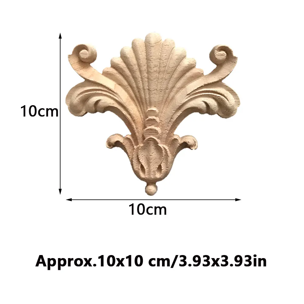 4 PCS Floral Wood Carved Corner Applique Wooden Carving Decal Furniture Cabinet Door Frame Wall Unpainted Home Decor Accessories
4 PCS Floral Wood Carved Corner Applique Wooden Carving Decal Furniture Cabinet Door Frame Wall Unpainted Home Decor Accessories