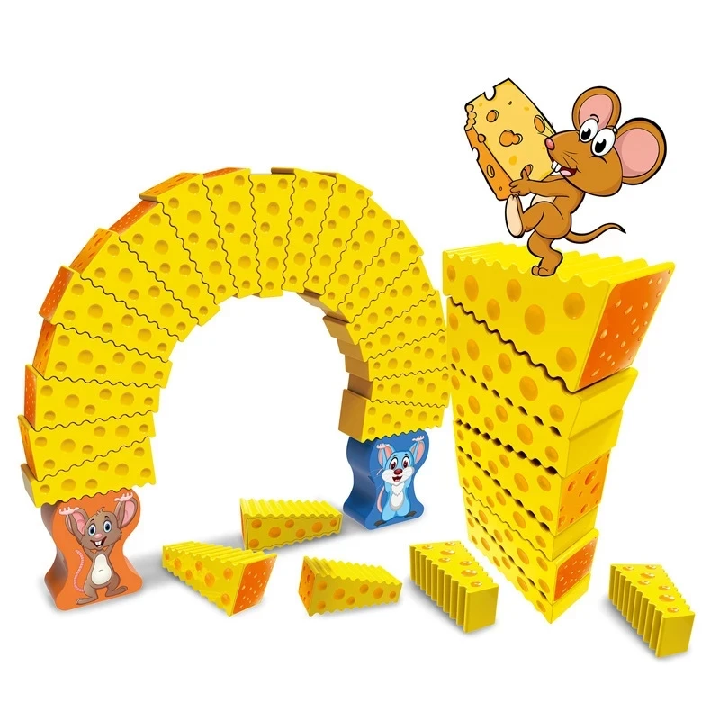 Mouse Stack Cheese Arch Jenga Children'S Puzzle Board Game Toy Parent-Child Interaction Double Cooperation
Mouse Stack Cheese Arch Jenga Children'S Puzzle Board Game Toy Parent-Child Interaction Double Cooperation