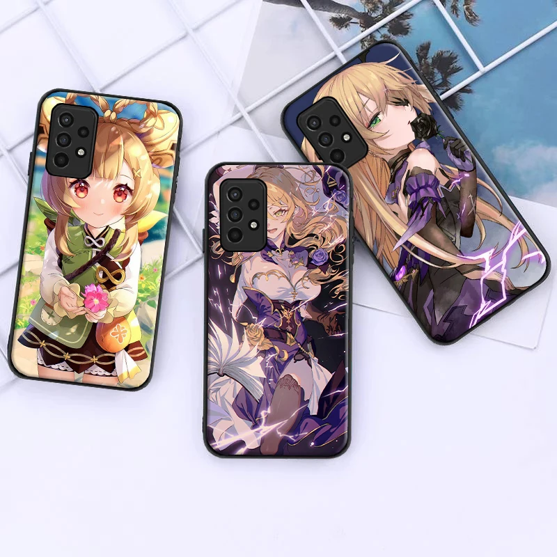 Genshin Impact Anime Soft TPU Phone Case Coque For Samsung Galaxy A11 A21S A31 A32 A41 A42 A51 A52 A71 A72 Back Cover Carcasa 
Genshin Impact Anime Soft TPU Phone Case Coque For Samsung Galaxy A11 A21S A31 A32 A41 A42 A51 A52 A71 A72 Back Cover Carcasa