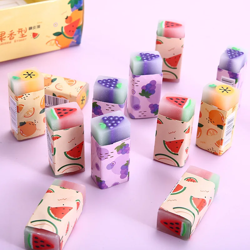 2Pcs/set Fruit Erasers Cute Rubber Drawing Tools Correction Pencil Eraser for Exam Students Prizes School Stationery Supplies
2Pcs/set Fruit Erasers Cute Rubber Drawing Tools Correction Pencil Eraser for Exam Students Prizes School Stationery Supplies
