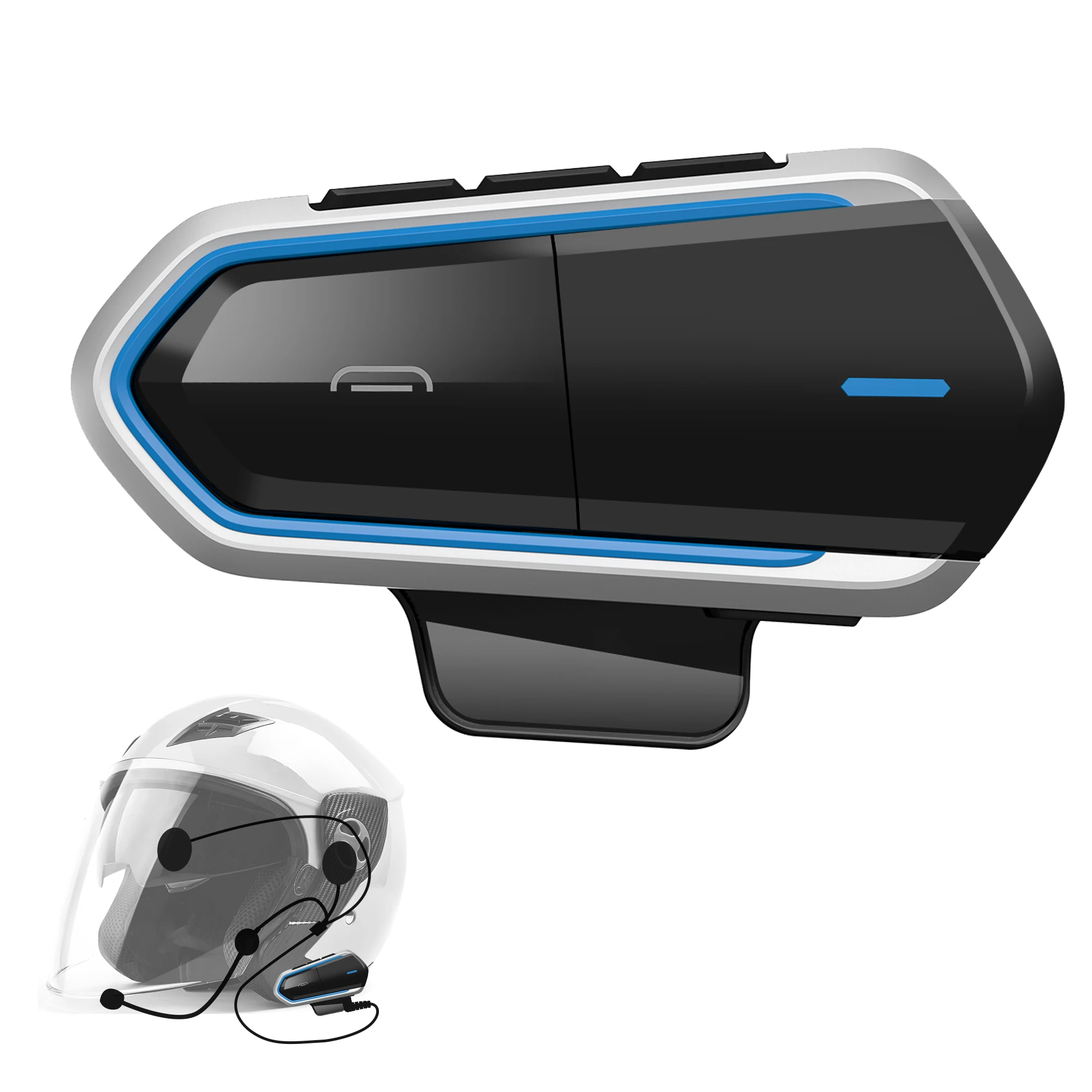 Bluetooth-гарнитура для мотоциклетного шлема 5.0, беспроводные наушники для шлема, FM-радио с микрофоном, гарнитура для звонков, проигрыватель 10 ча...
Bluetooth-гарнитура для мотоциклетного шлема 5.0, беспроводные наушники для шлема, FM-радио с микрофоном, гарнитура для звонков, проигрыватель 10 ча...