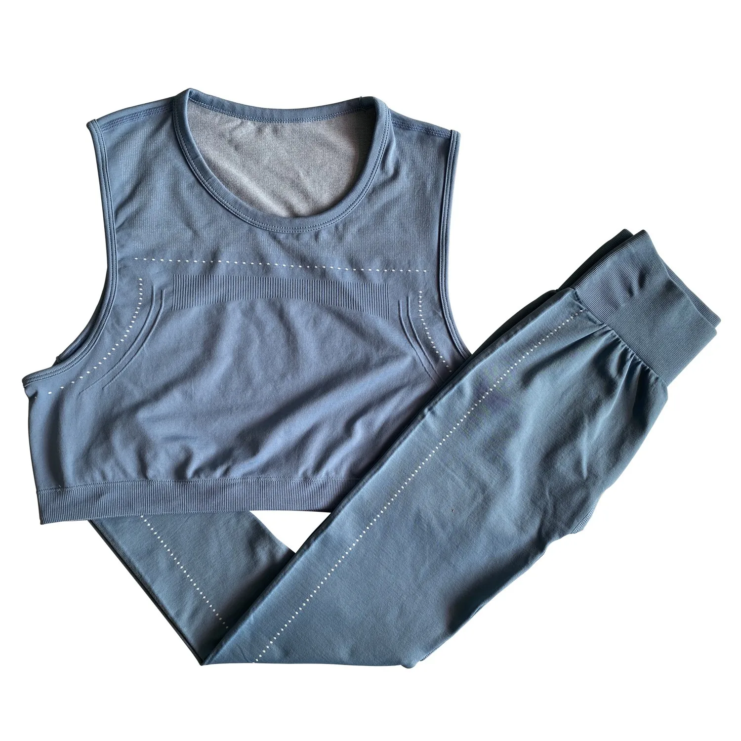 Seamless Yoga Set Women Fitness Clothing Sportswear Fitness Drawstring Sleeveless Crop Top Gym Leggings Workout Sports Suits
Seamless Yoga Set Women Fitness Clothing Sportswear Fitness Drawstring Sleeveless Crop Top Gym Leggings Workout Sports Suits