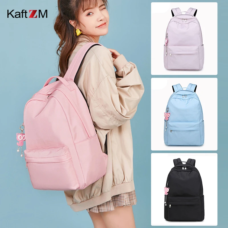 Waterproof Backpack School Bags For Teenage Girls Fashion Women Shoulder Bag Solid Color Travel Bagpack Mochila mujer Bolsa
Waterproof Backpack School Bags For Teenage Girls Fashion Women Shoulder Bag Solid Color Travel Bagpack Mochila mujer Bolsa