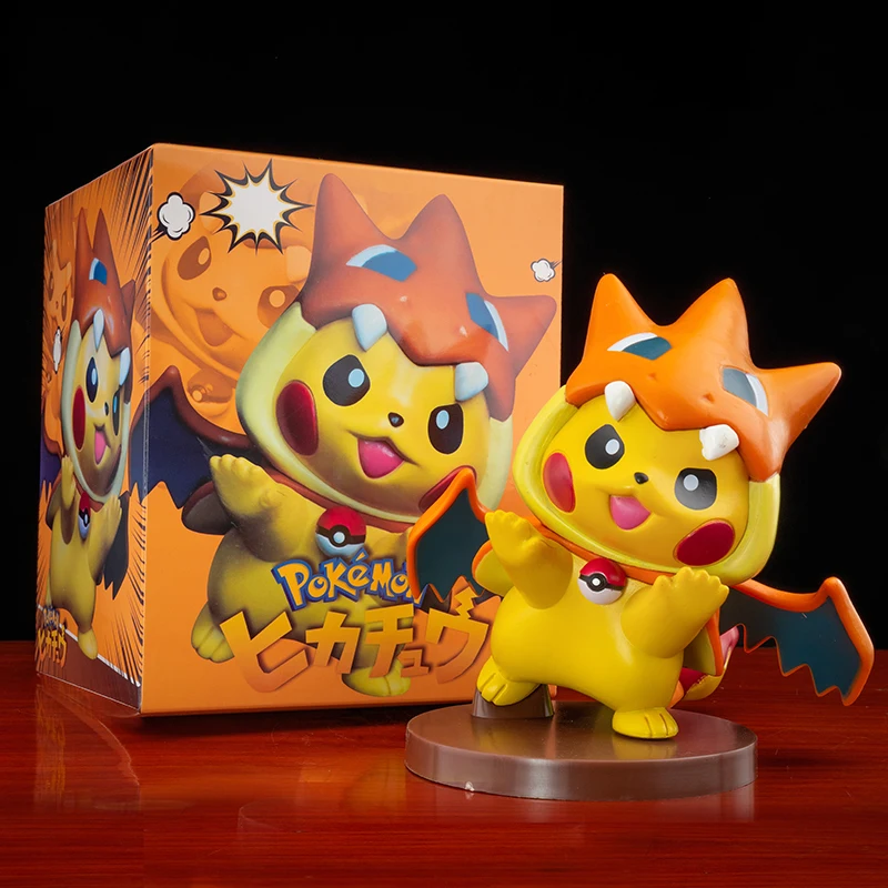 Pokemon Pikachu COS Charizard Action Figures Ornaments Model Toys Animation Peripheral Products Doll
Pokemon Pikachu COS Charizard Action Figures Ornaments Model Toys Animation Peripheral Products Doll
