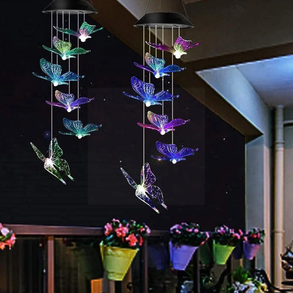Solar Wind Chime Color Changing Solar Deck Home Hanging Led Light Decor Patio Porch Mobile Garden X6s0
Solar Wind Chime Color Changing Solar Deck Home Hanging Led Light Decor Patio Porch Mobile Garden X6s0
