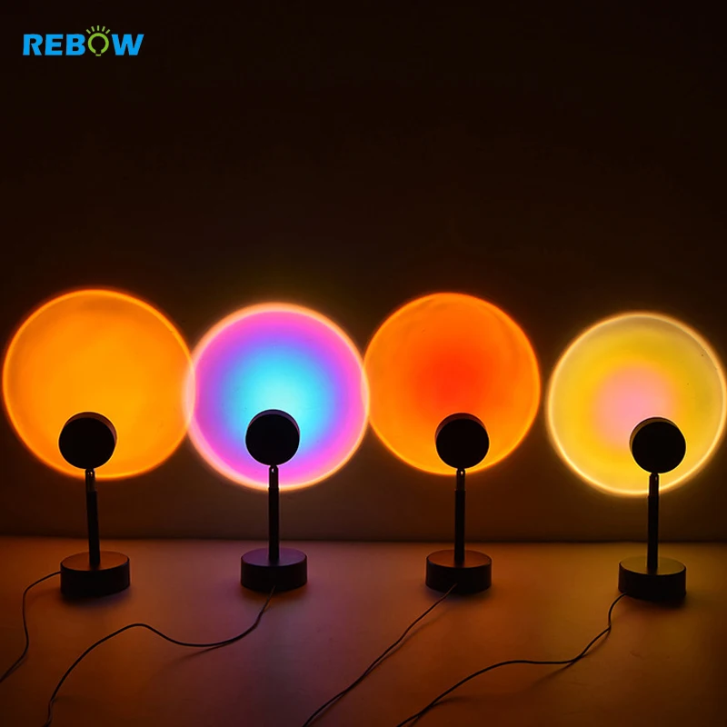 Sunset Projector Lamp Rainbow Atmosphere Led Night Light for Home Bedroom Coffe Shop Background Wall Decoration
Sunset Projector Lamp Rainbow Atmosphere Led Night Light for Home Bedroom Coffe Shop Background Wall Decoration
