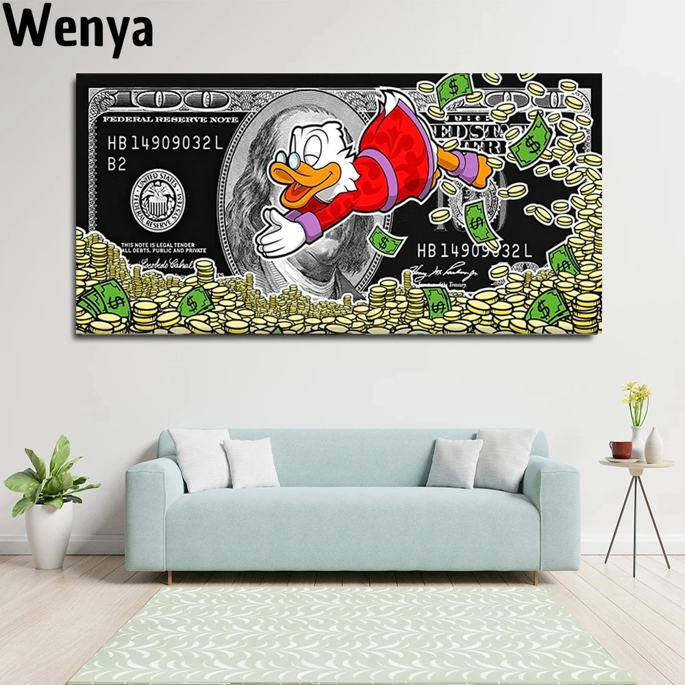 Money Canvas Prints Gold Standard Modern Canvas Painting Dollar Picture Style Street Art Canvas For Home Decor Wall Art Poster
Money Canvas Prints Gold Standard Modern Canvas Painting Dollar Picture Style Street Art Canvas For Home Decor Wall Art Poster