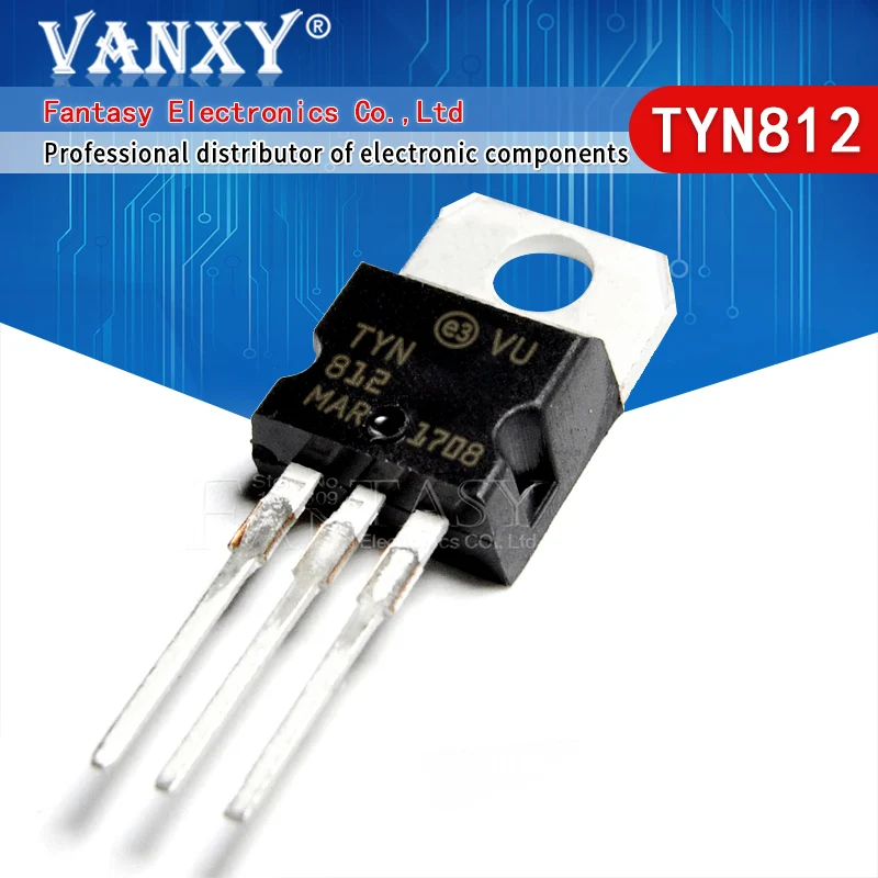 10pcs TYN812 TO220 TYN812RG TO-220 SCR 12A 800V
10pcs TYN812 TO220 TYN812RG TO-220 SCR 12A 800V