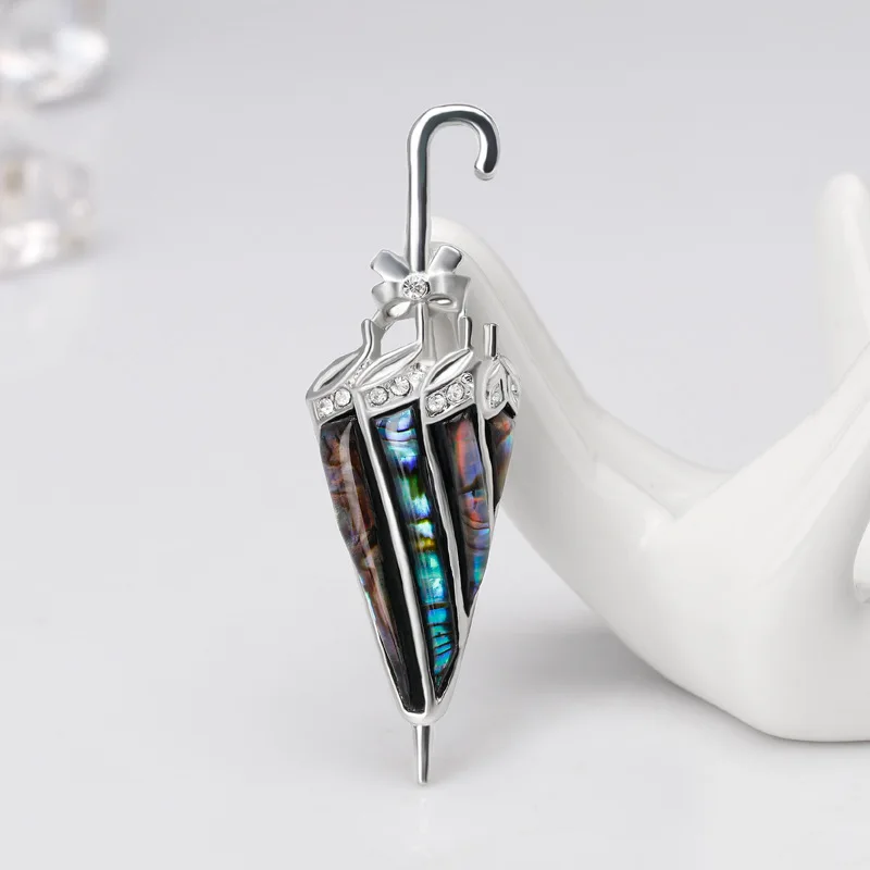 High-grade Shell Material Umbrella Natural Shell Brooches Women Man Brooch Dress Jewelry 
High-grade Shell Material Umbrella Natural Shell Brooches Women Man Brooch Dress Jewelry