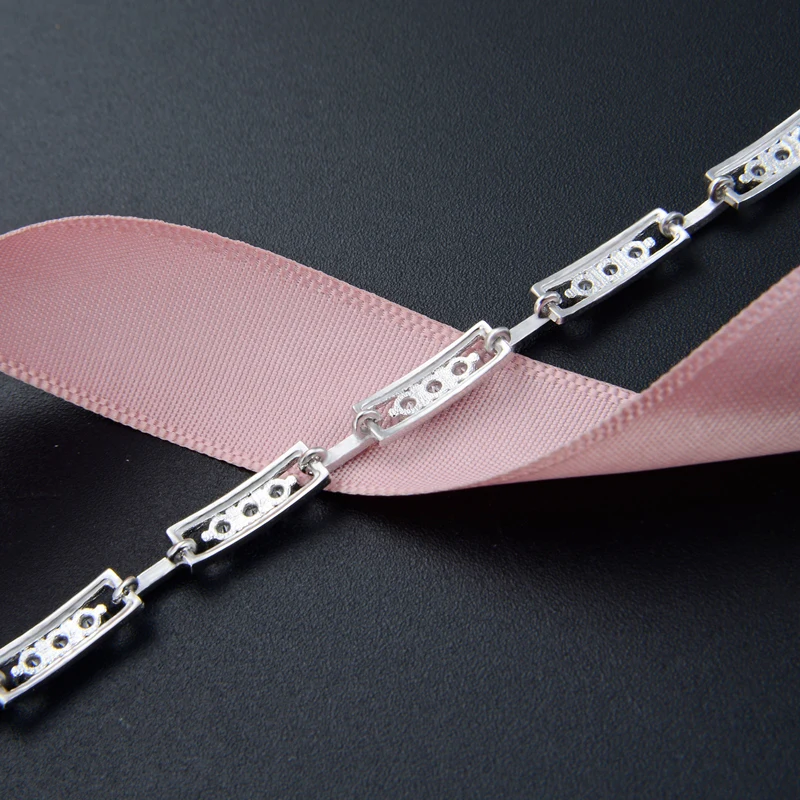 16 Cm Wholesale Bracelet Trendy Zircon Hand Jewelry S925 Stamped Genuine Silver Bracelet Female Fashion Accessories Wedding Gift 
16 Cm Wholesale Bracelet Trendy Zircon Hand Jewelry S925 Stamped Genuine Silver Bracelet Female Fashion Accessories Wedding Gift