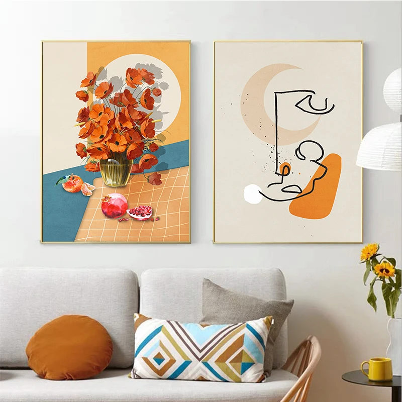 Abstract Line Face Wall Art Flower Canvas Painting Posters and Prints Minimalist Wall Picture for Living Room Bedroom Home Decor
Abstract Line Face Wall Art Flower Canvas Painting Posters and Prints Minimalist Wall Picture for Living Room Bedroom Home Decor