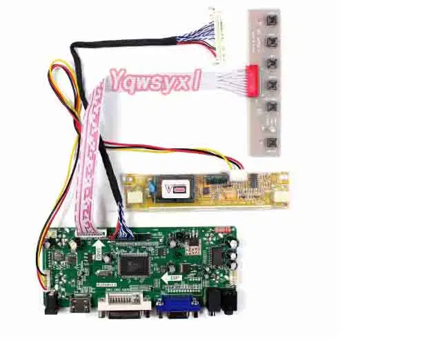 Yqwsyxl плата управления монитор комплект для M185XW01 V1 V.1 V2 V.2 HDMI + DVI VGA ЖК-дисплей