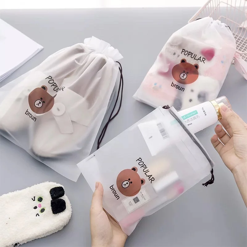 1PC Cute Travel Waterproof Makeup Case Bath Transparent Cosmetic Bag Drawstring Organizer Toiletry Wash Beauty Kit Storage Pouch
1PC Cute Travel Waterproof Makeup Case Bath Transparent Cosmetic Bag Drawstring Organizer Toiletry Wash Beauty Kit Storage Pouch