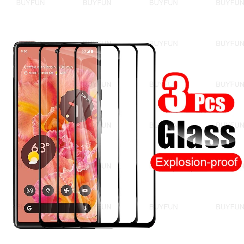 3pcs HD Tempered Glass Film For Google Pixel 6 6.4inch Full Cover Screen Protector For Google Pixel6 Pixel 6 GB7N6 Phone Film
3pcs HD Tempered Glass Film For Google Pixel 6 6.4inch Full Cover Screen Protector For Google Pixel6 Pixel 6 GB7N6 Phone Film
