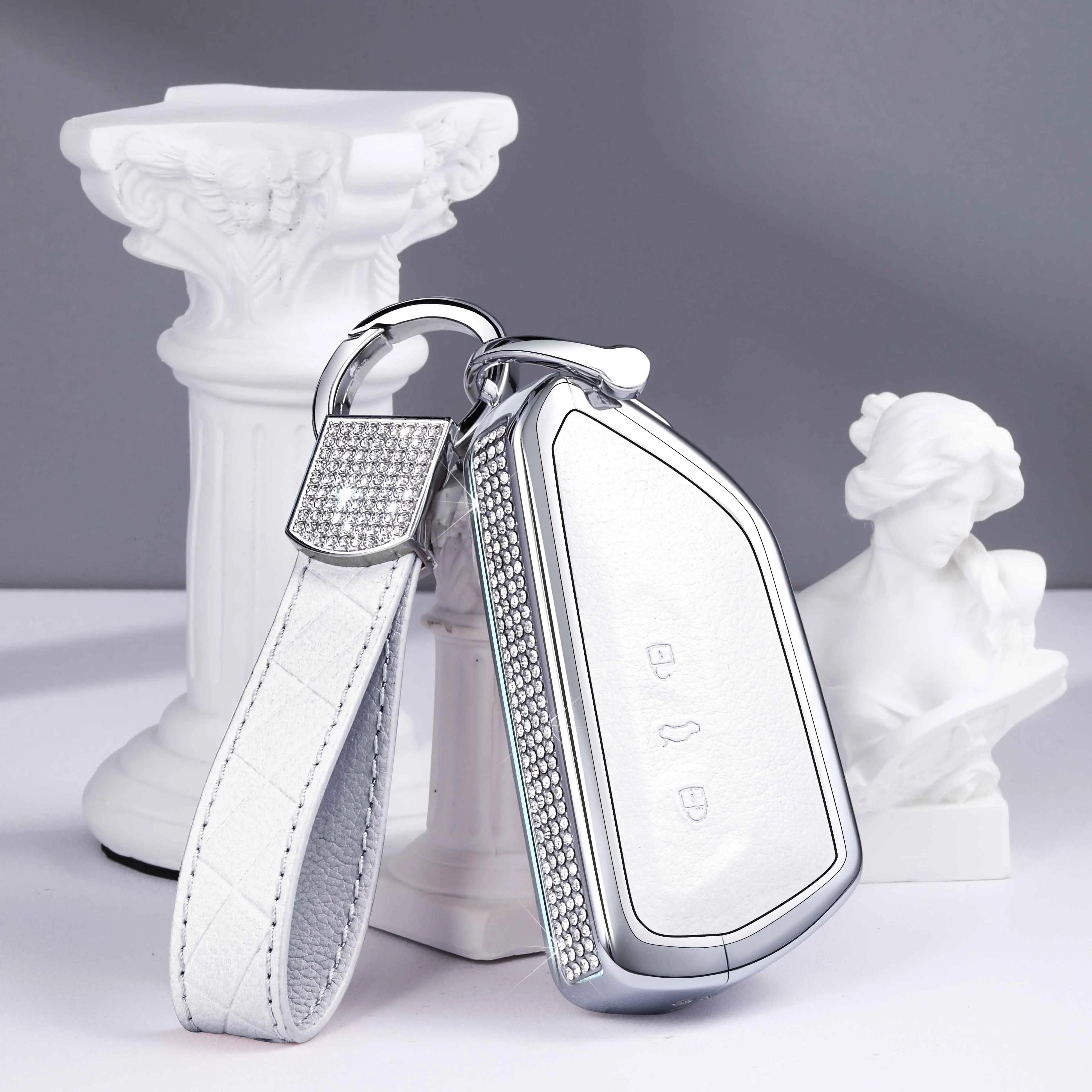 Car Key Case Cover Shell Keychain For VW Golf 8 ID.3 ID.4 For Volkswagen Skoda Octavia A8 2021 MK4 Seat Leon Cupra Accessories
Car Key Case Cover Shell Keychain For VW Golf 8 ID.3 ID.4 For Volkswagen Skoda Octavia A8 2021 MK4 Seat Leon Cupra Accessories
