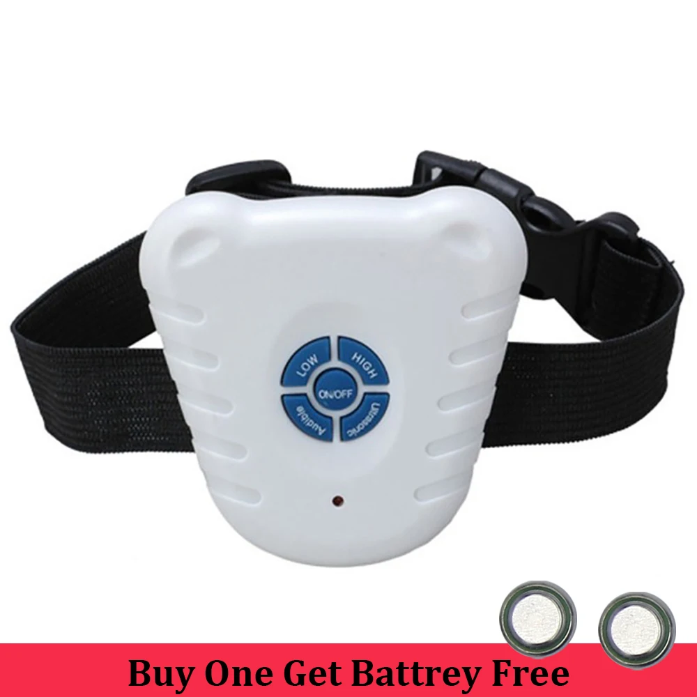 Dog Stop Barking Control Collar Training Device Button Clicker Adjustable Ultrasonic Dog Anti Bark Collar Waterproof
Dog Stop Barking Control Collar Training Device Button Clicker Adjustable Ultrasonic Dog Anti Bark Collar Waterproof