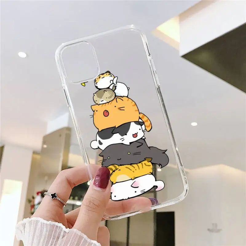 Cute cartoon cat Phone Case Transparent soft For iphone 5 5s 5c se 6 6s 7 8 11 12 plus mini x xs xr pro max
Cute cartoon cat Phone Case Transparent soft For iphone 5 5s 5c se 6 6s 7 8 11 12 plus mini x xs xr pro max