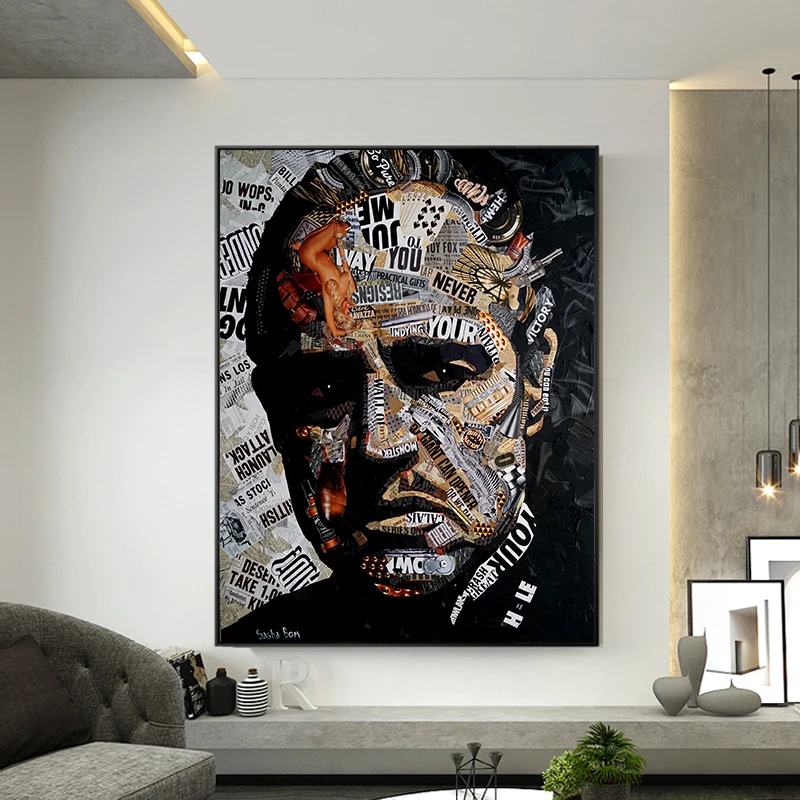 Modern Graffiti Godfather Portrait Art Posters and Prints Canvas Paintings Wall Art Pictures for Living Room Decor
Modern Graffiti Godfather Portrait Art Posters and Prints Canvas Paintings Wall Art Pictures for Living Room Decor