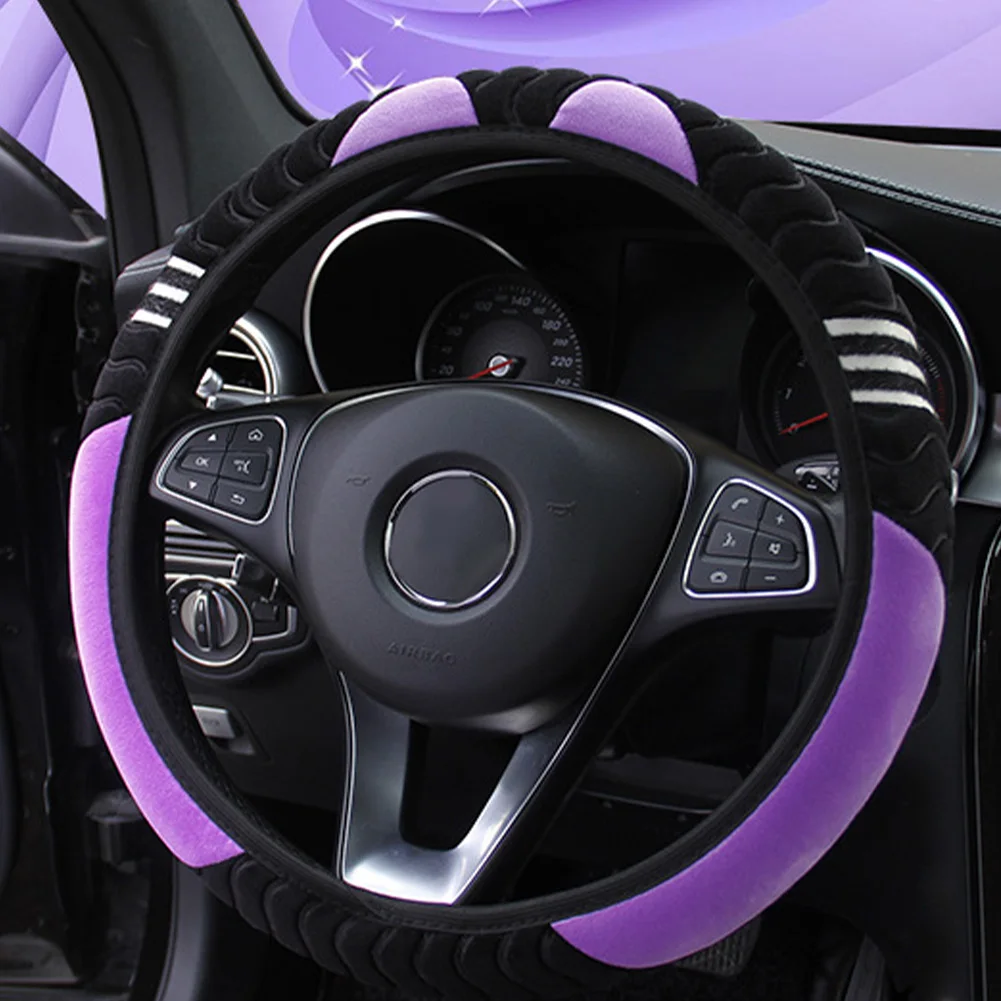 15" Steering Wheel Cover Plush Cute 38cm Elastic Anti-Slip Steering Wheel Booster Cover Car Interior Modification Accessories
15" Steering Wheel Cover Plush Cute 38cm Elastic Anti-Slip Steering Wheel Booster Cover Car Interior Modification Accessories