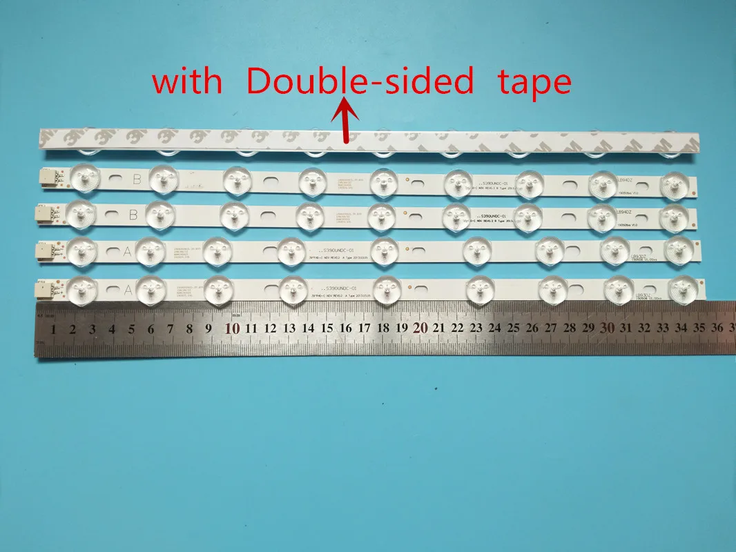 355mm LED Backlight strip ABC type For LG 39'' TV 39FLHY168D VES390UNDC-01 VES400UNDS-02 39PF3025D 39FHD-CNOV LC-39LD145K
355mm LED Backlight strip ABC type For LG 39'' TV 39FLHY168D VES390UNDC-01 VES400UNDS-02 39PF3025D 39FHD-CNOV LC-39LD145K