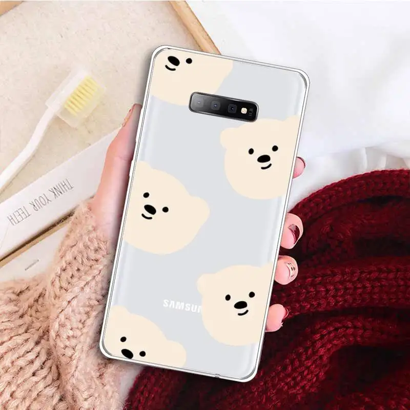 Cartoon bear cute animal Phone Case Transparent For Samsung Galaxy A 71 21s S note 8 9 10 plus 20 ultra
Cartoon bear cute animal Phone Case Transparent For Samsung Galaxy A 71 21s S note 8 9 10 plus 20 ultra