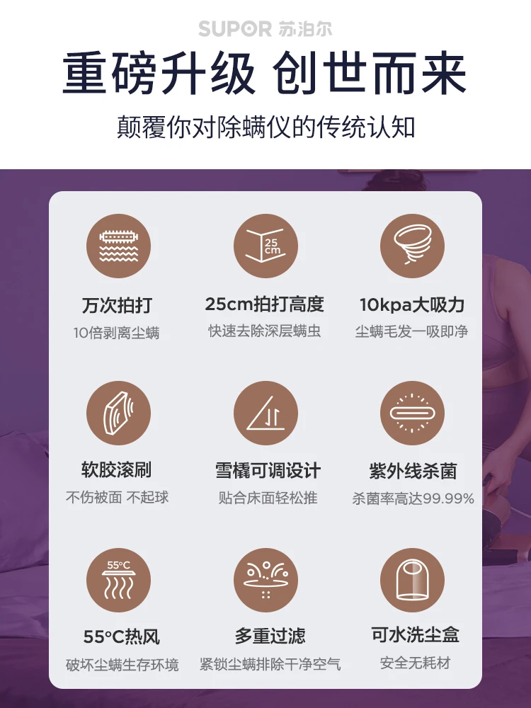 Mite eliminator to remove mites, household vacuum cleaner on bed, small ultraviolet sterilization machine for dormitory
Mite eliminator to remove mites, household vacuum cleaner on bed, small ultraviolet sterilization machine for dormitory