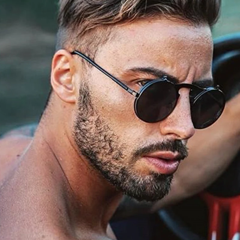 Steampunk Sunglasses Round Metal OCULOS De Sol Women Style Retro Flip Circular Double Metal Sun Glasses Men CIRCLE SUN GLASSES
Steampunk Sunglasses Round Metal OCULOS De Sol Women Style Retro Flip Circular Double Metal Sun Glasses Men CIRCLE SUN GLASSES