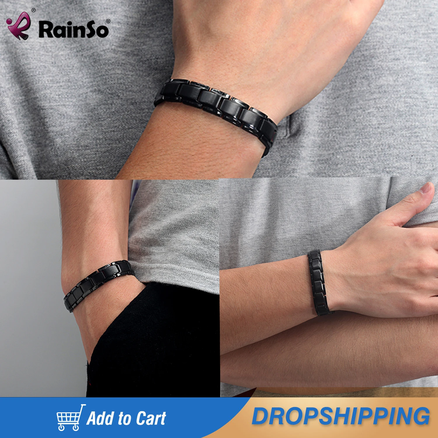 Rainso Bracelet Homme With Magetic Stainlesssteel Fashion Jewelry Bracelet viking 4in1 Bio Energy Chain Luxury Couple Bracelet
Rainso Bracelet Homme With Magetic Stainlesssteel Fashion Jewelry Bracelet viking 4in1 Bio Energy Chain Luxury Couple Bracelet